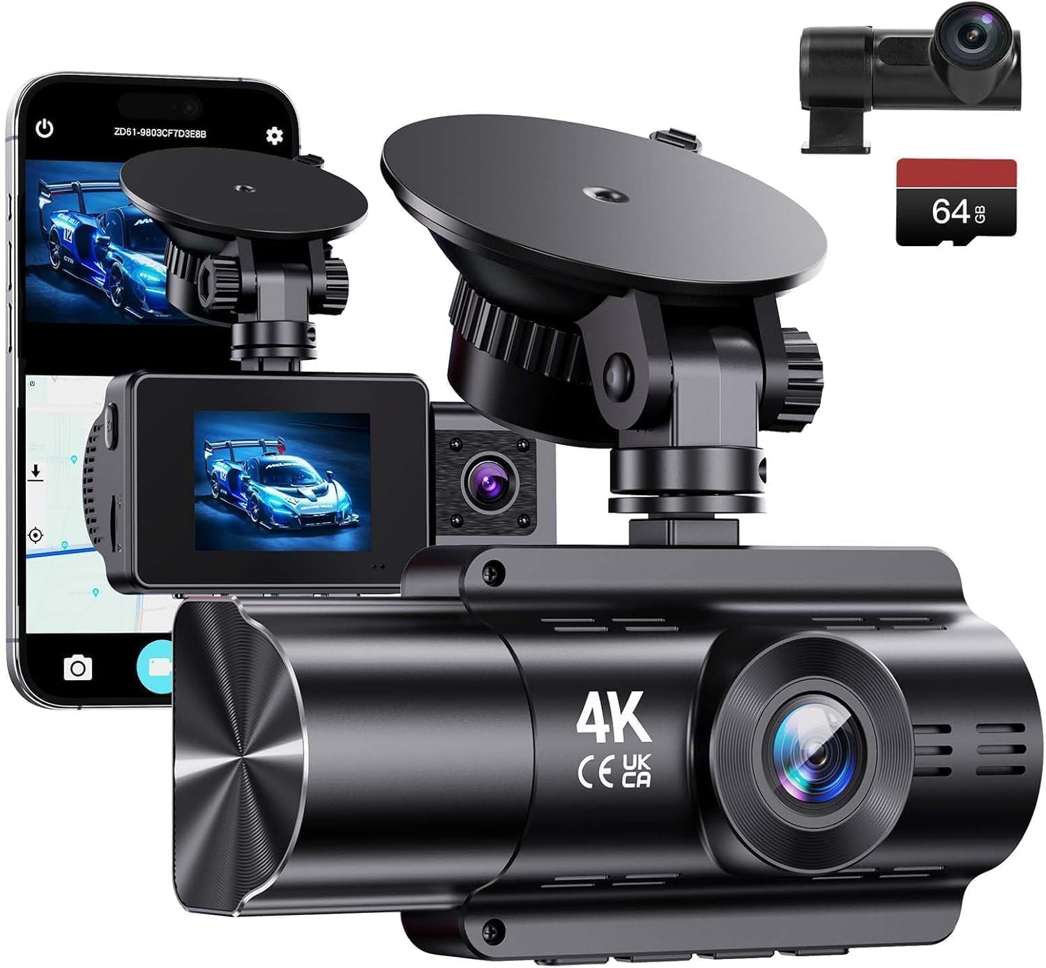 Dashcam Auto vorne und hinten 