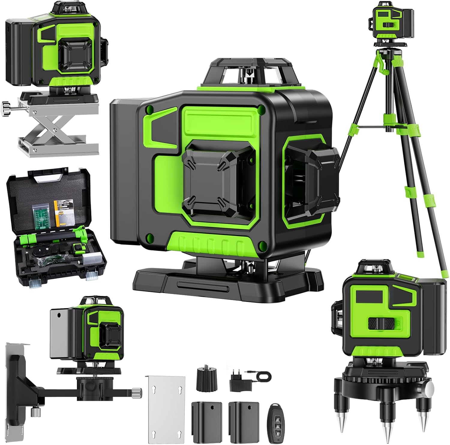 Kreuzlinienlaser Grün 16 Linie