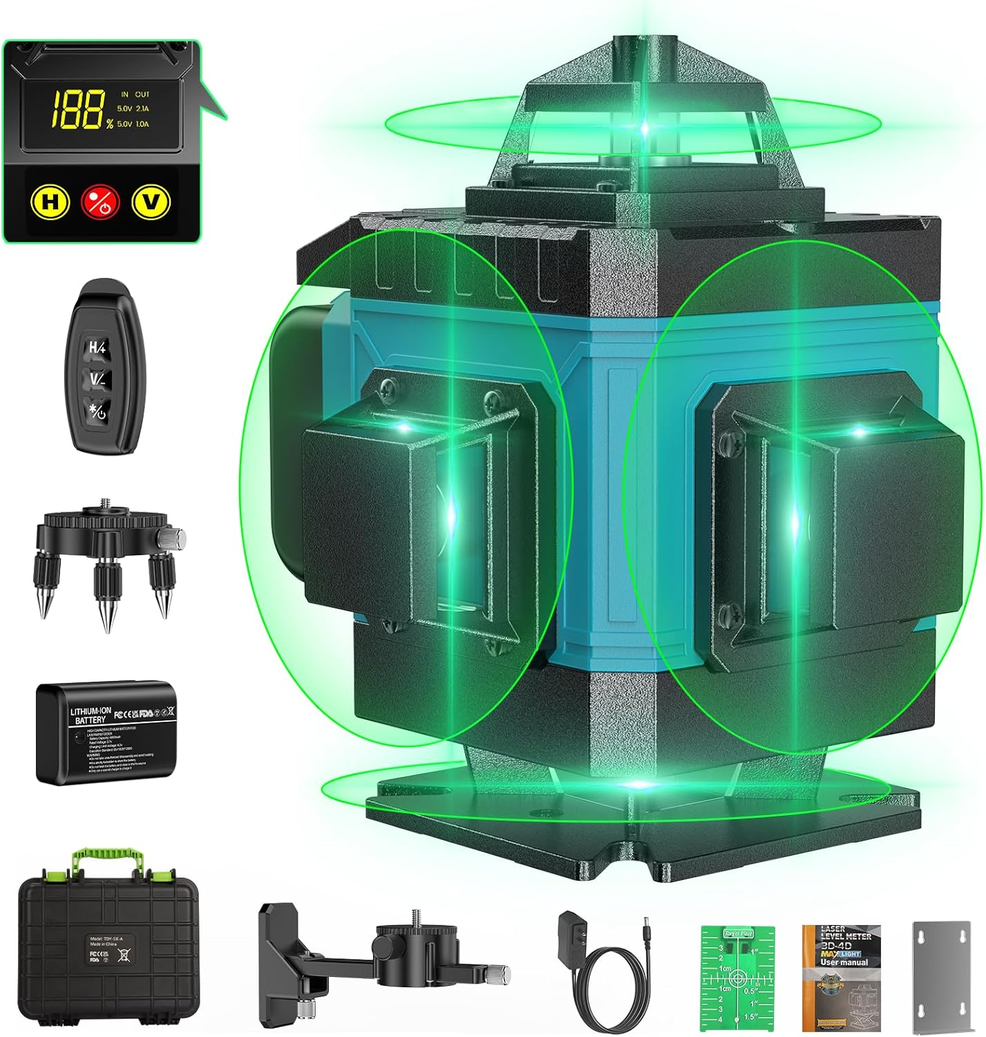 Kreuzlinienlaser Blau 16 Linie